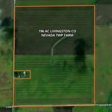 196 AC Livingston Co Nevada Twp Farm